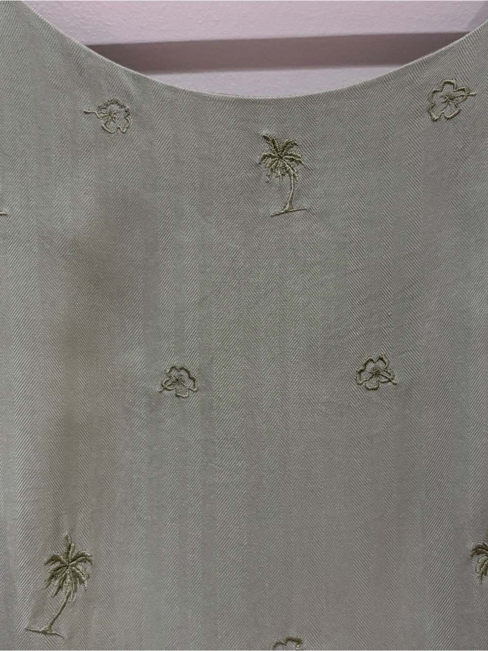 Vintage 100% Silk Savannah Embroidered Shift Dress - Size 14 - Picture 3 of 7